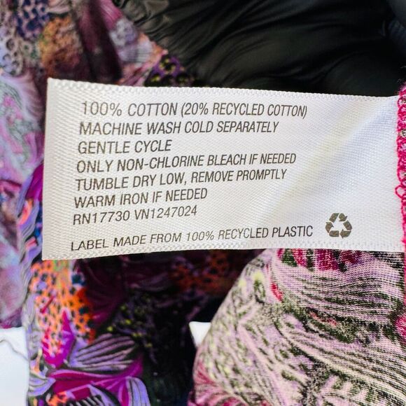 Kika Vargas x Target Wrap Blouse Floral Top 2X Fairy Boho Casual Summer Purple - Picture 8 of 8